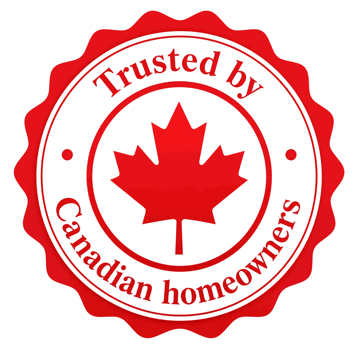 Trusted by Canadian homeowners badge